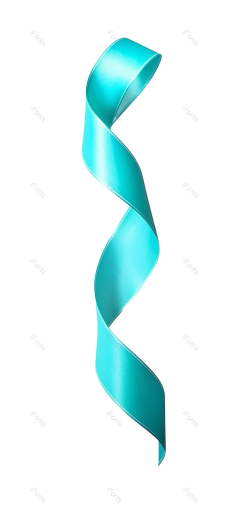 装饰图片,形状元素,蓝色PNG,缎带免抠素材